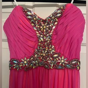 Strapless Prom Dress